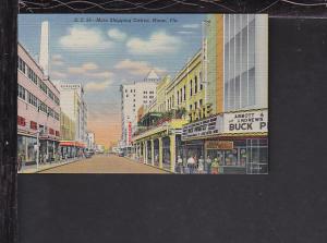 Main Shopping District,Miami,FL Postcard 