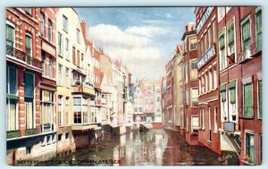 Tuck Oilette ROTTERDAM, Netherlands - GEZICHT op den STEIGER c1910s   Postcard