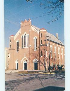 Unused Pre-1980 CHURCH SCENE Holly Springs Mississippi MS A7907