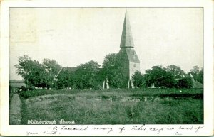 Willesborough Church Kent England UK 1905 Postcard