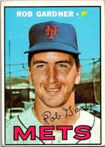 1967 Topps Baseball Card Rob Gardner New York Mets sk2244