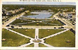 New Jersey Asbury Park Sunset Lake Bords Eye View