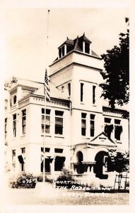 Court House real photo Sidney, Iowa