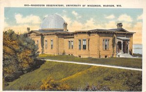 Washburn Observatory University Of Wisconsin Madison WI 