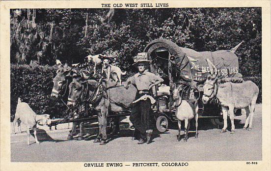 The Old West Still Lives Orville Ewing Pritchett Colorado