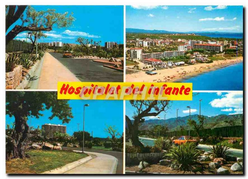 Modern Postcard Costa Dorada Tarragona Hospitalet del Infante various aspects...