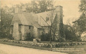 Guilford Connecticut Old Stone House 1639 Postcard Collotype 21-13658