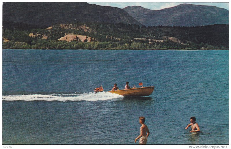 Scenic view,  Lake Windermere near Radium,  B.C.,  Canada,  40-60s