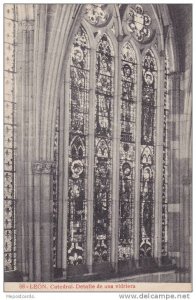 Catedral, Detalle De Una Vidriera, Leon (Castilla y Leon), Spain, 1900-1910s