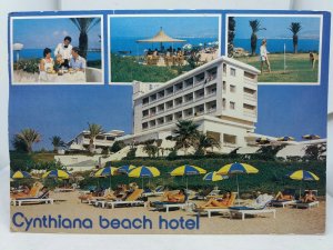 Vintage Multiview Postcard Cynthiana.Beach Hotel Paphos Cyprus