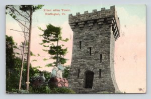 Ethan Allen Tower Burlington Vermont VT 1910 DB Postcard P14