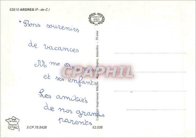 Postcard Modern Ardres (P C)