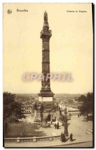 Old Postcard Congress of Brussels Column