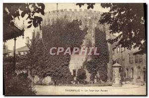Old Postcard Thoinville Tower Flea