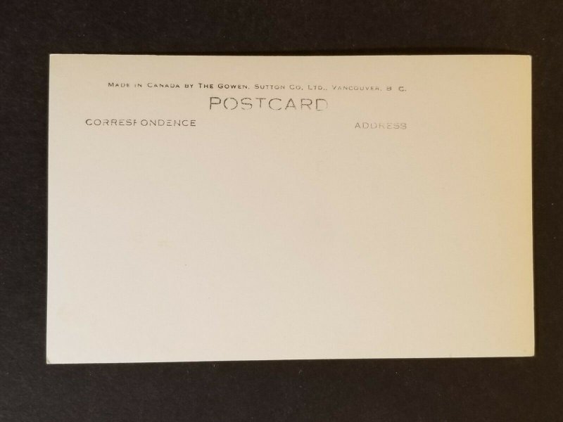 Mint Canada CPR Docks & Offices Victoria British Columbia Photo Postcard Cover