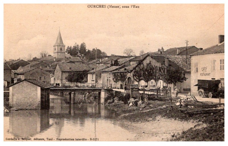 France  Ourches ( Meuse sons I'Eau