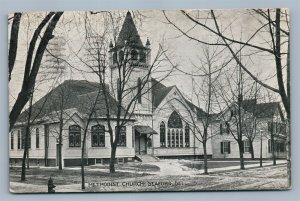 SEAFORD DE METHODIST CHURCH VINTAGE POSTCARD