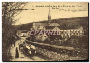 Old Postcard From Monastery Sainte Marie De La Pierre Qui Vire North Coast