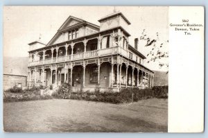 Dawson Yukon Canada Postcard Governor's Residence 1907 Unposted Antique