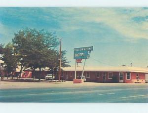 Unused Pre-1980 YELLOWSTONE MOTEL Casper Wyoming WY B5597