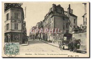 Mantes Postcard Old National Street view taken from the Force (a l & # 39ami ...