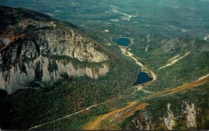 New Hampshire Franconia Notch Aerial View 1962