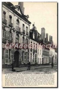 Old Postcard Villeneuve Sur Yonne The House of the Seven heads