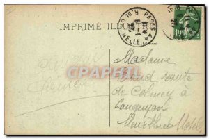 Old Postcard The Paris North Station