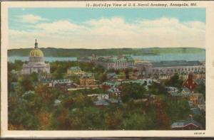US NAVY ACADEMY ANNAPOLIS MD MARYLAND Postcard