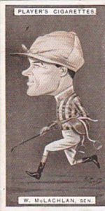 Player Vintage Cigarette Card Racing Caricatures 1925 No 27 W McLachlan Senior