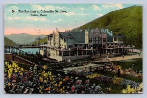 J97/ Butte Montana Postcard c1910 Pavilion Columbia Gardens 384