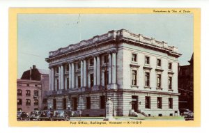 VT - Burlington. US Post Office 