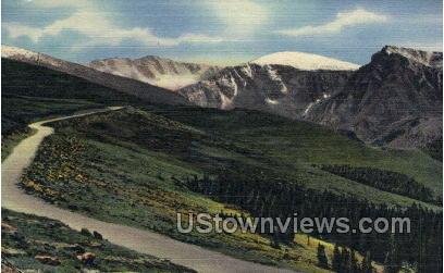 Vista of Echo Lake - Mt Evans, Colorado CO