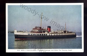 f2556 - Red Funnel I.O.W. Car Ferry - Vecta - postcard