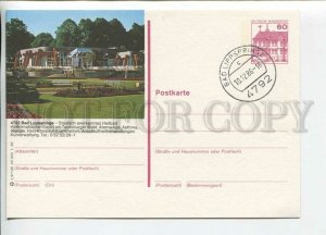 449849 GERMANY 1986 year Bad Lippspringe cancellation POSTAL stationery postcard