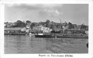 B84952  puerto de talcahuano chile ship bateaux chile