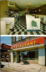 Postcard The Flair Restaurant 226 Ashmun Street Sault Ste. Marie, Michigan