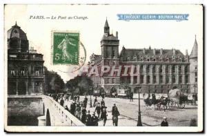 Paris - 1 - The Bridge On Change - Chocolate Guerin - Boutron Paris - Old Pos...