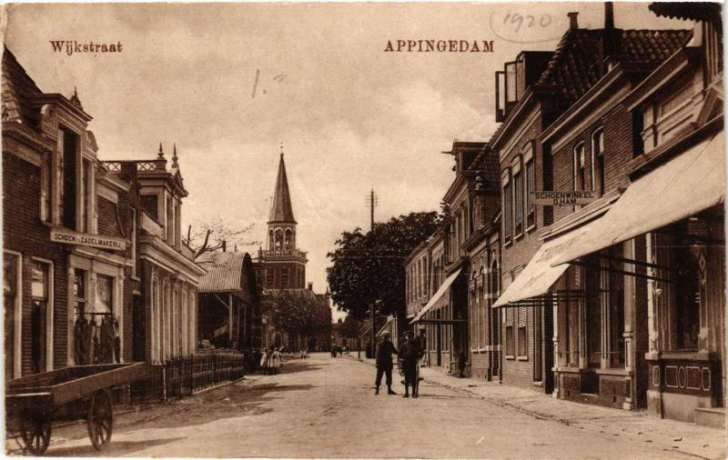 CPA AK APPINGEDAM Wijkstraat NETHERLANDS (706292)