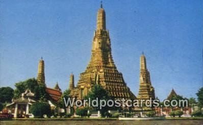 Temple of Dawn, Wat Aroon Dhonburi Thailand Unused 