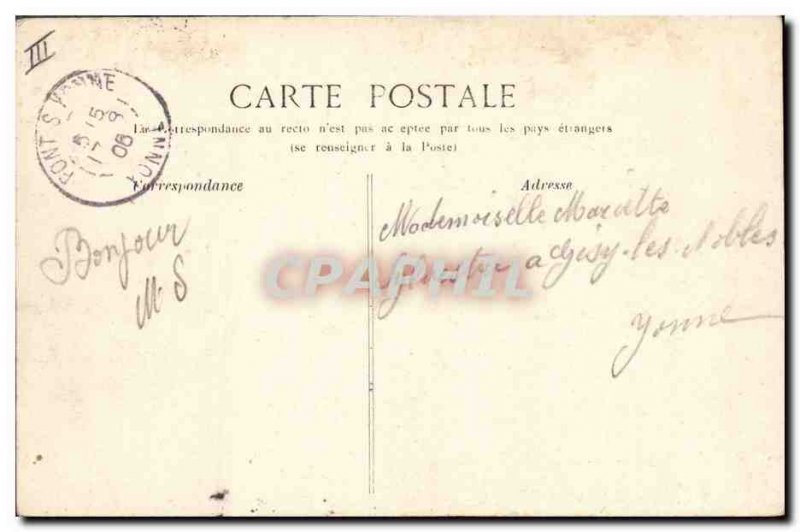 Old Postcard Bank Caisse d & # 39Epargne Sens