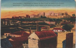 Greece Thessaloniki Salonique Yedi Kule Seven Towers Castle Postcard C152