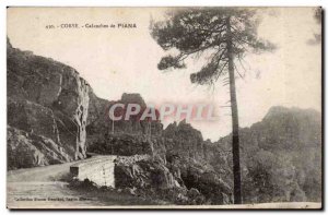 Old Postcard Corsica Corsica Creeks of Piana