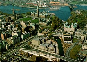 Canada Ottawa Aerial View Showing National Arts Centre