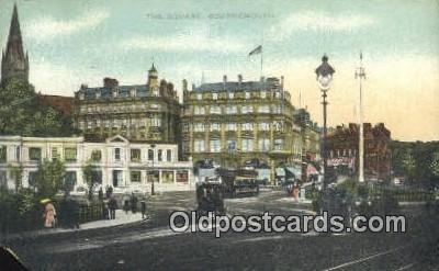 The Square, Dorset Trolley Bournemouth Unused paper chip left bottom corner