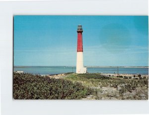 Postcard Grand Old Champion Of The Tides Barnegat Lighthouse New Jersey USA