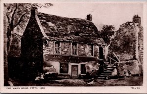 Scotland Fair Maids House Perth Vintage RPPC 09.98