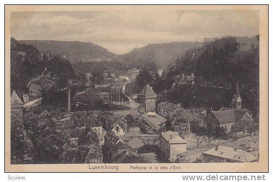 Pfaffental Et La Cote d'Eich, Luxembourg, 1900-1910s
