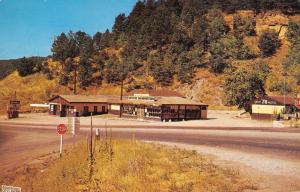 Black Hills South Dakota Motel And Gift Shop Vintage Postcard K39064