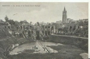 France Postcard - Saintes - Les Arenes Et Le Clocher Saint-Eutrope - Ref TZ9819